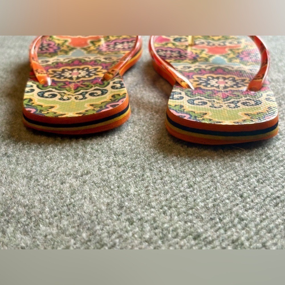Vera Bradley Rio Multicolored Flip Flops Sandals - Picture 4 of 11